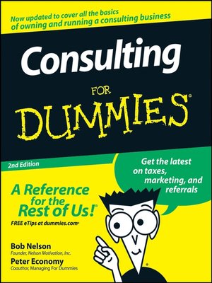 cover image of Consulting For Dummies
